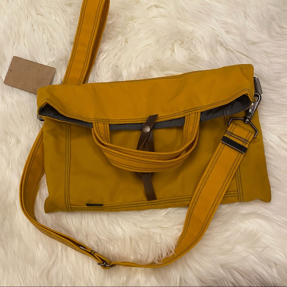 Moop Paperback Handbag Purse Waxed Canvas Tote Clutch - Picture 6 of 6